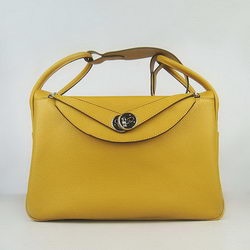 High Quality Replica Hermes Lindy 26CM Shoulder Bag Yellow - Click Image to Close